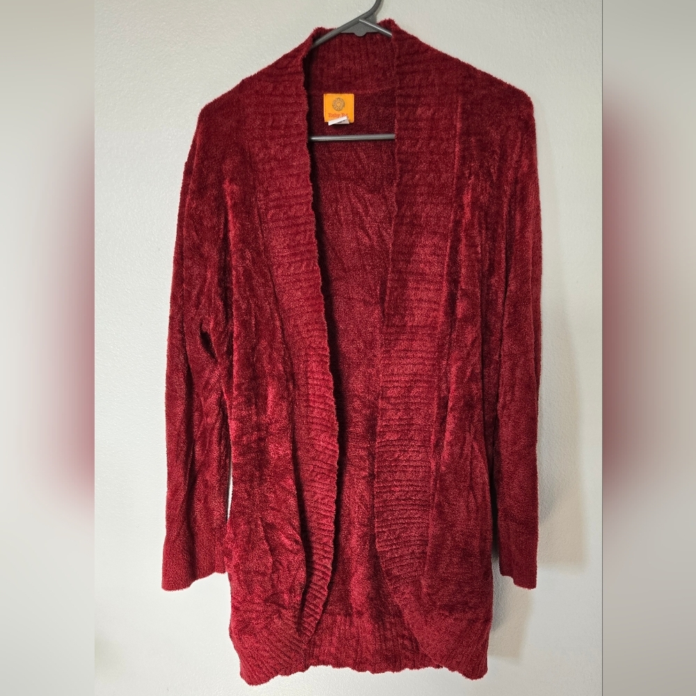 Ruby Rd. Red Cardigan Size Large - image 1